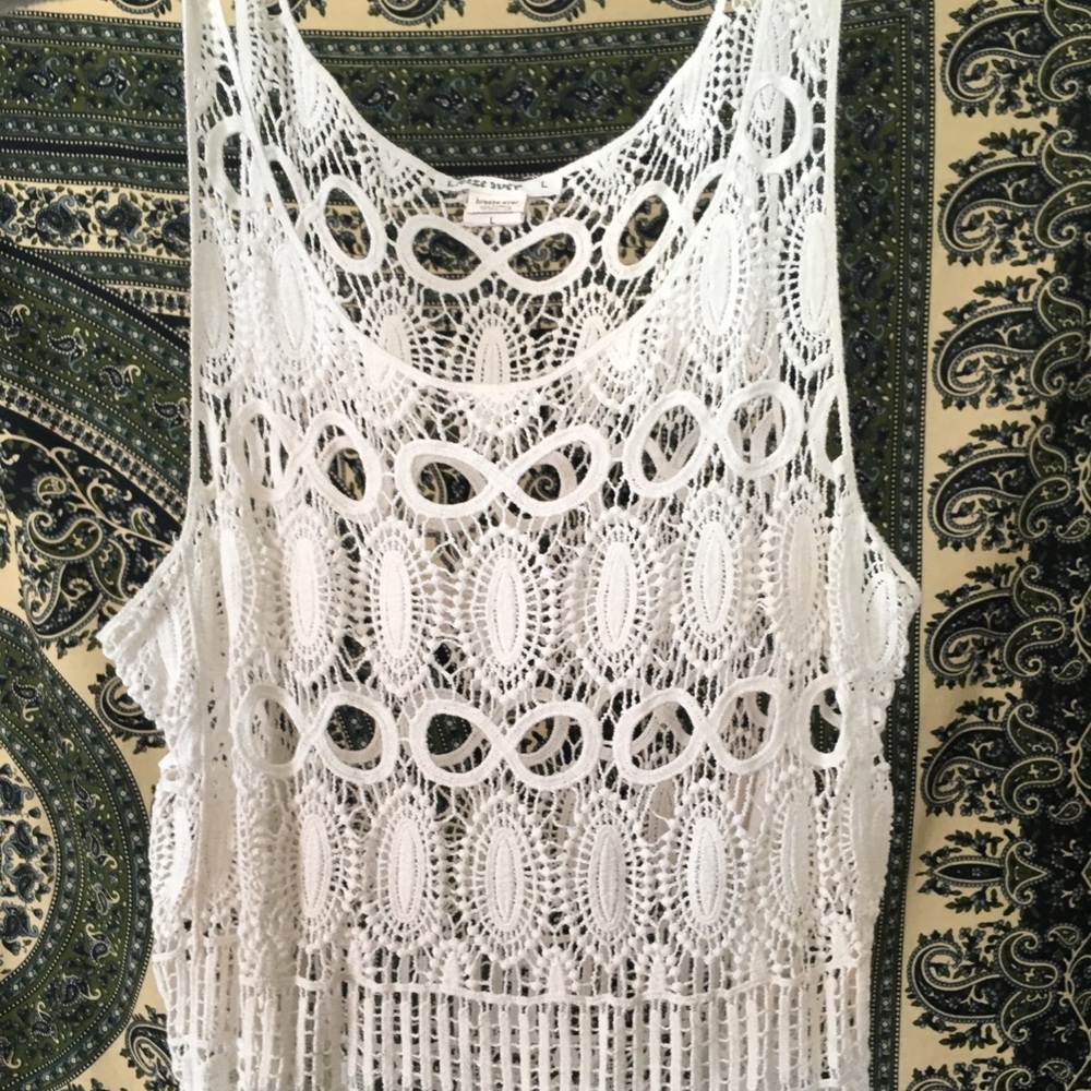 Women’s lace beach cover up/Top
